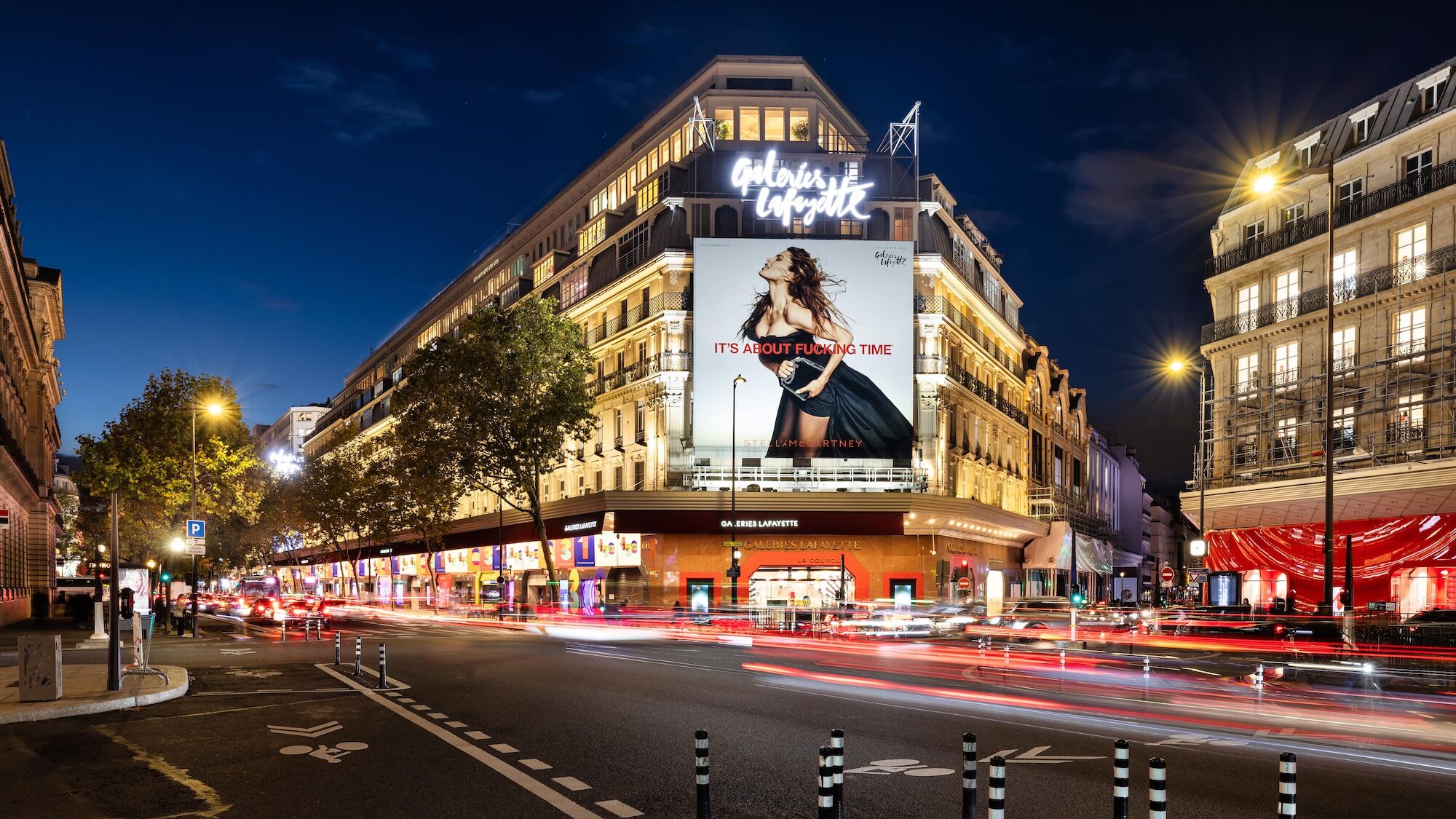 Stella McCartney out-of-home campaign at Galeries Lafayette, Paris - Pack London