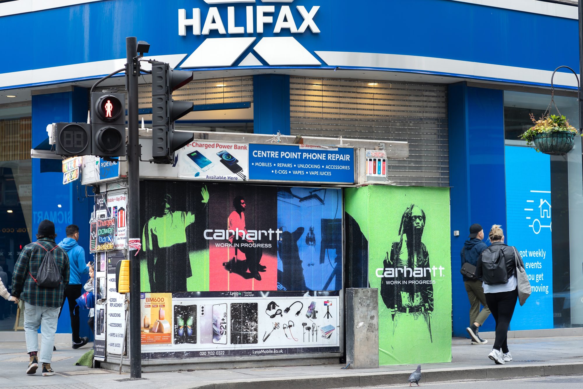 Carhartt, Roadside, Kiosk, Street Advertising, Billboard, London