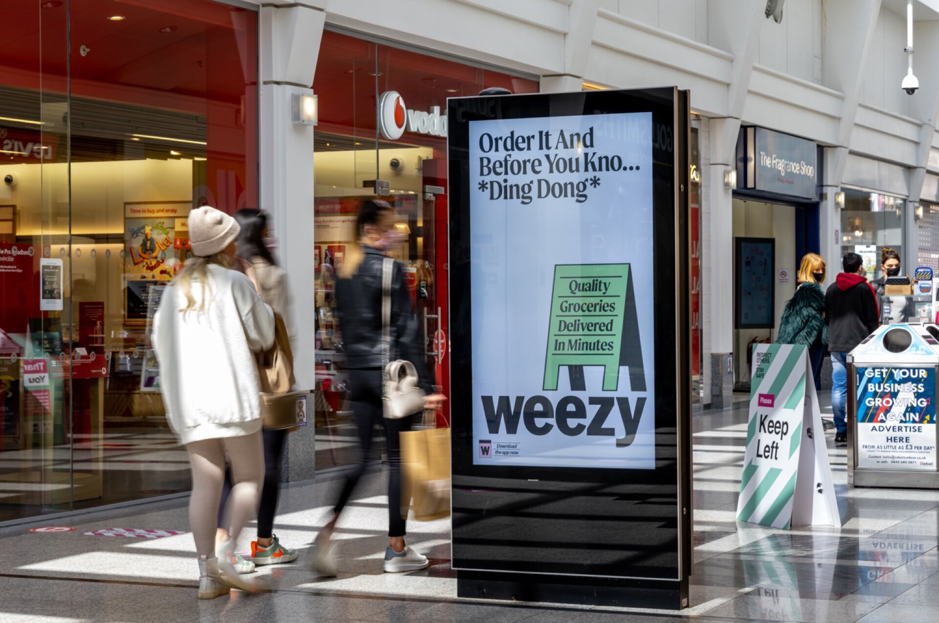 Churchill Square Digital 6-Sheets in Brighton - Pack London out-of-home advertising