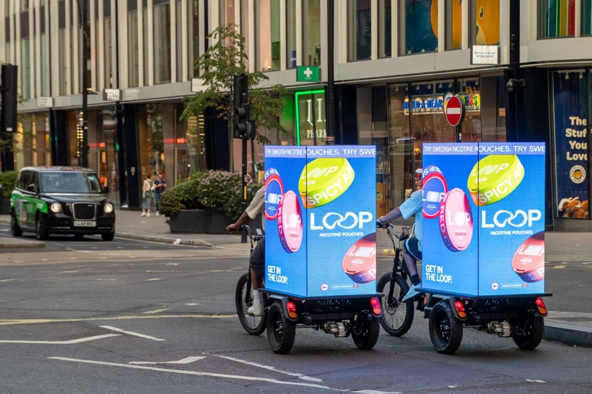 Digital Ad Bikes in Brighton - Pack London out-of-home advertising