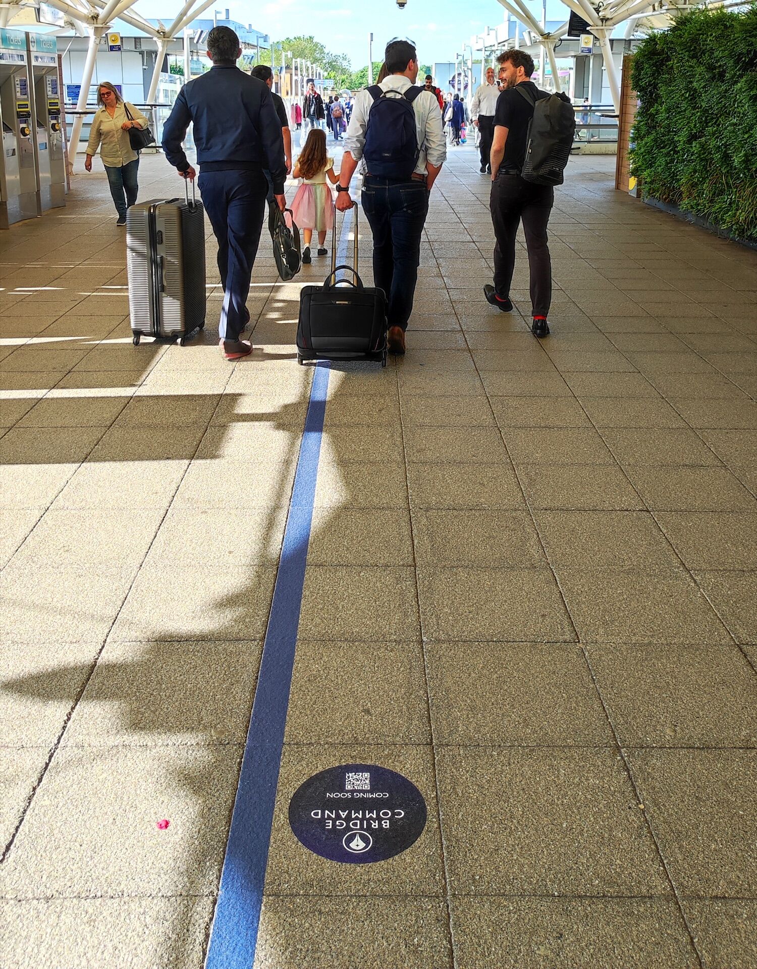 Floor Stickers in Brighton - Pack London out-of-home advertising