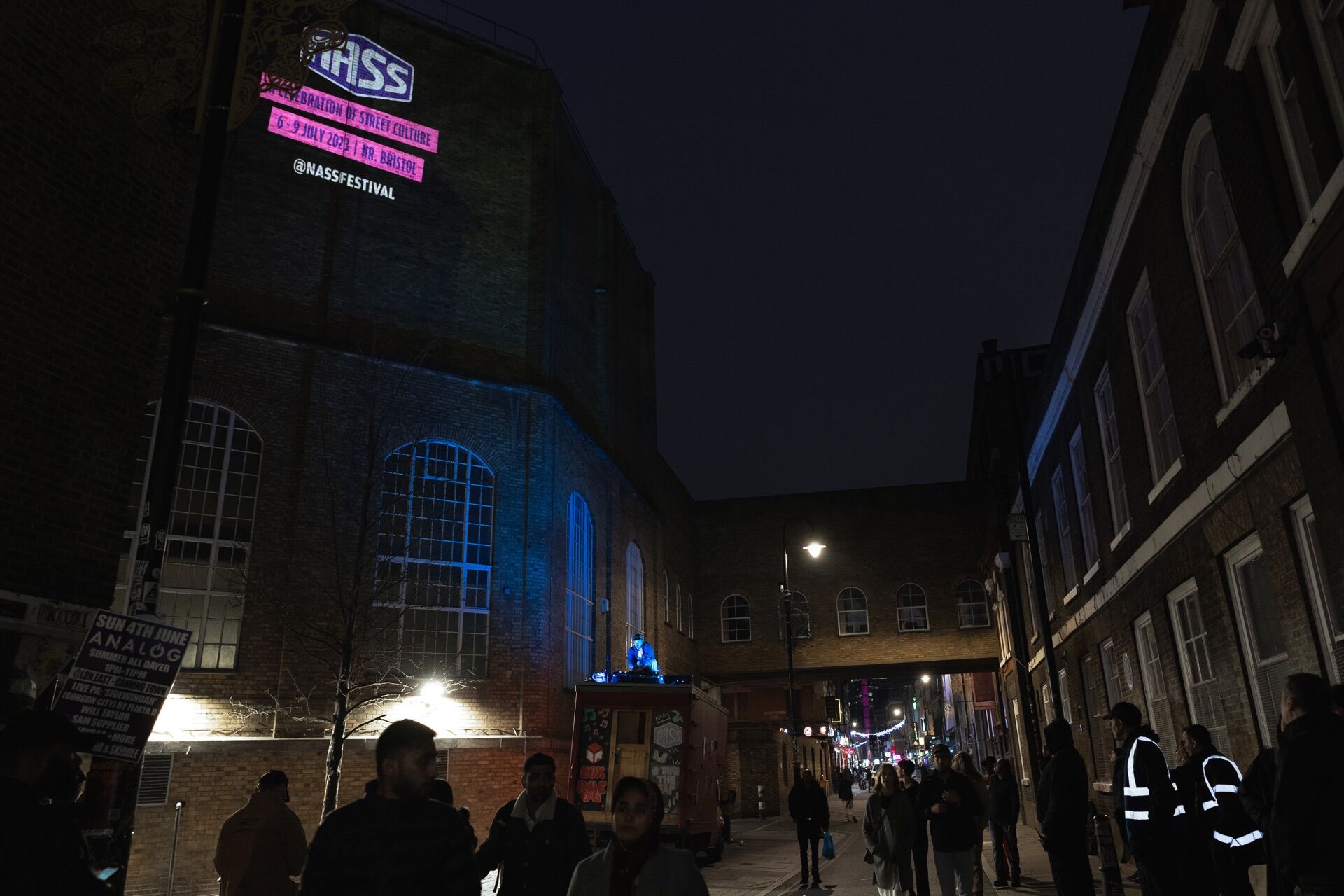 Building Projections in Bristol - Pack London out-of-home advertising