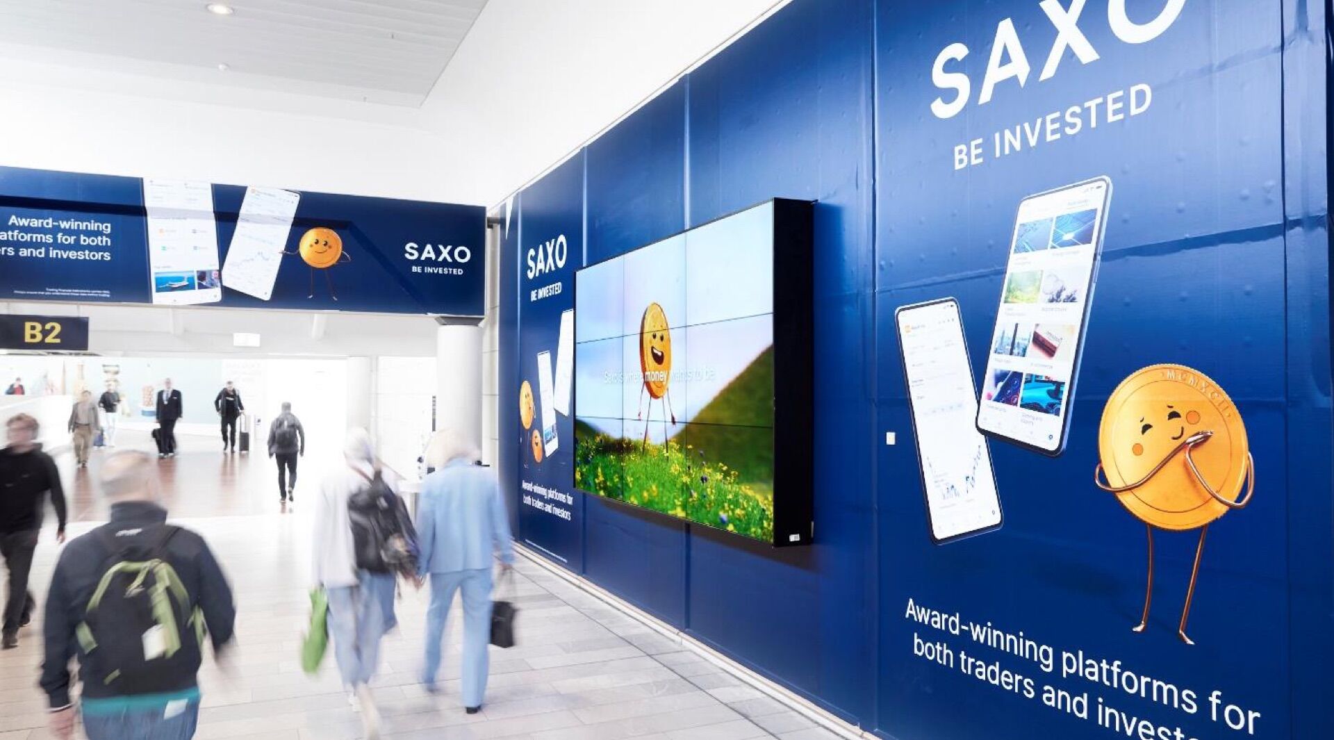 Brand Wall & Screen, Pier B, in Copenhagen - Pack London out-of-home advertising