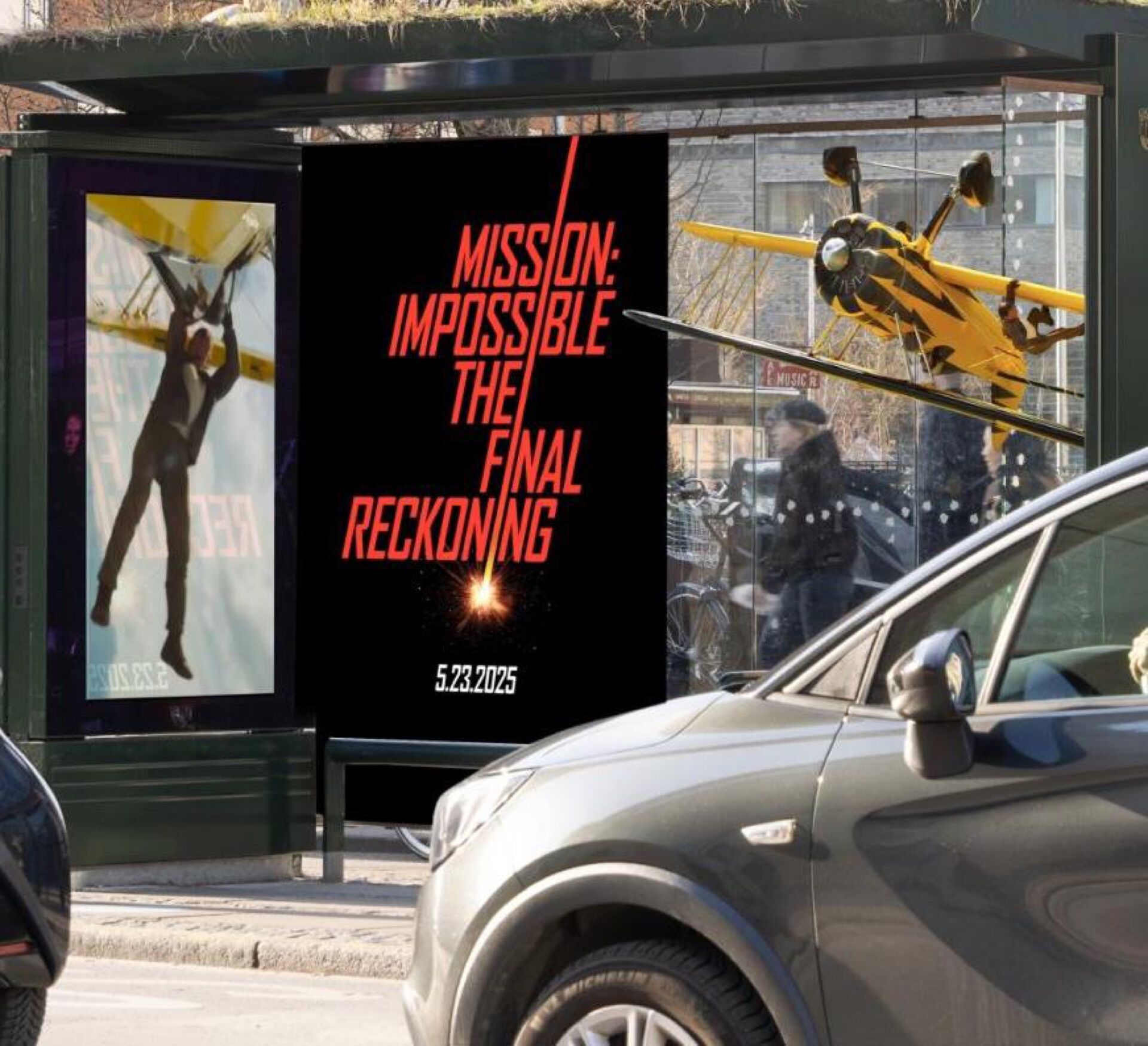 Digital Bus Shelters, Partially Foiled in Copenhagen - Pack London out-of-home advertising