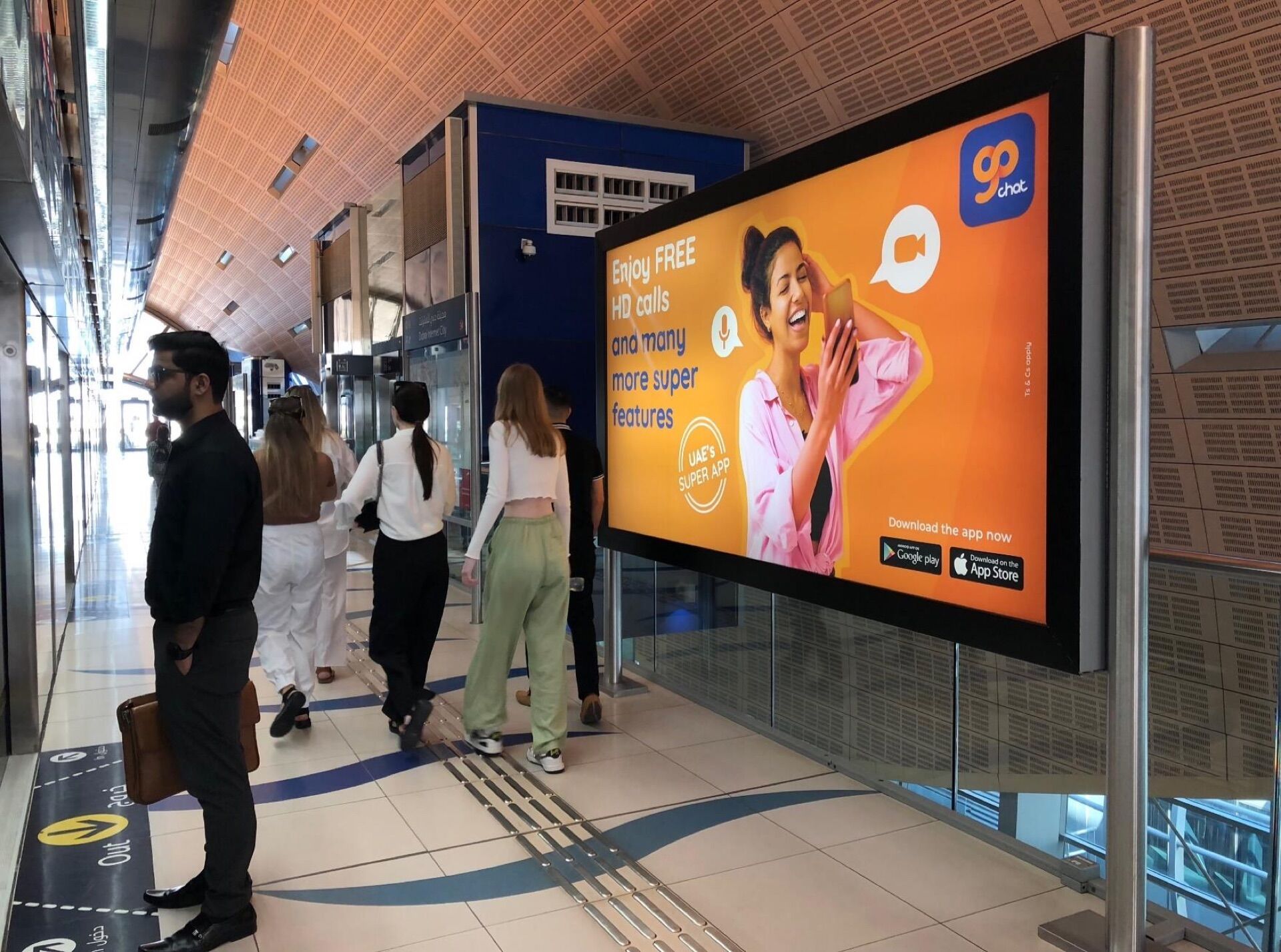 Metro - Backlit Static 12-Sheets in Dubai - Pack London out-of-home advertising