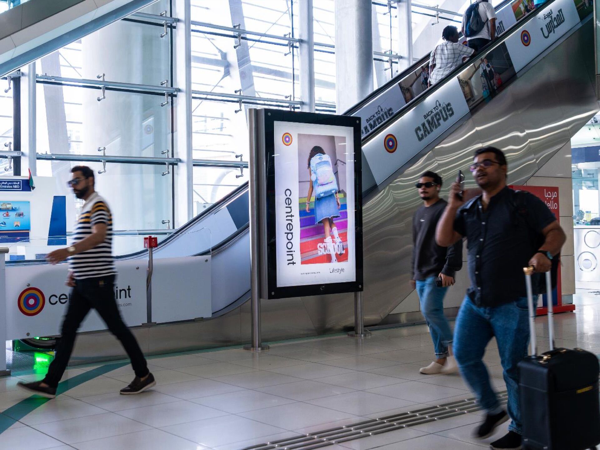 Metro - Backlit Static 6-Sheets in Dubai - Pack London out-of-home advertising