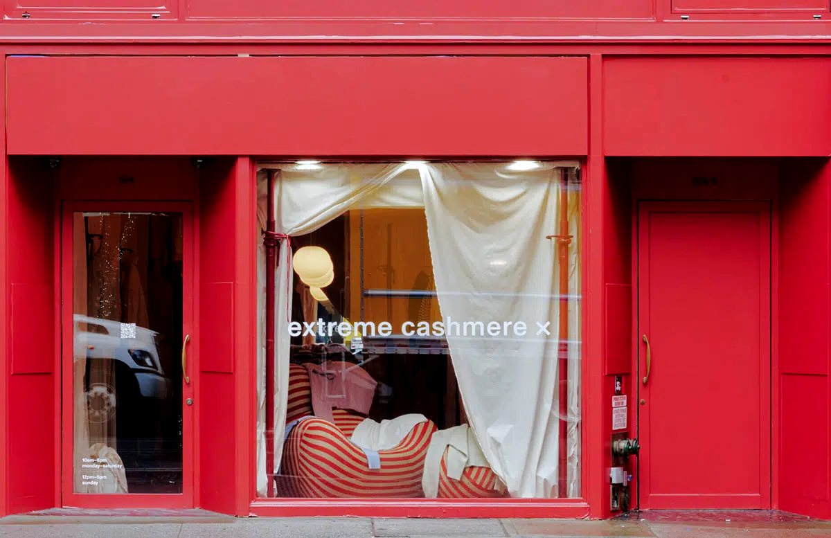 Extreme Cashmere's Stunning NYC Popup Storefront Unveiled - Pack London