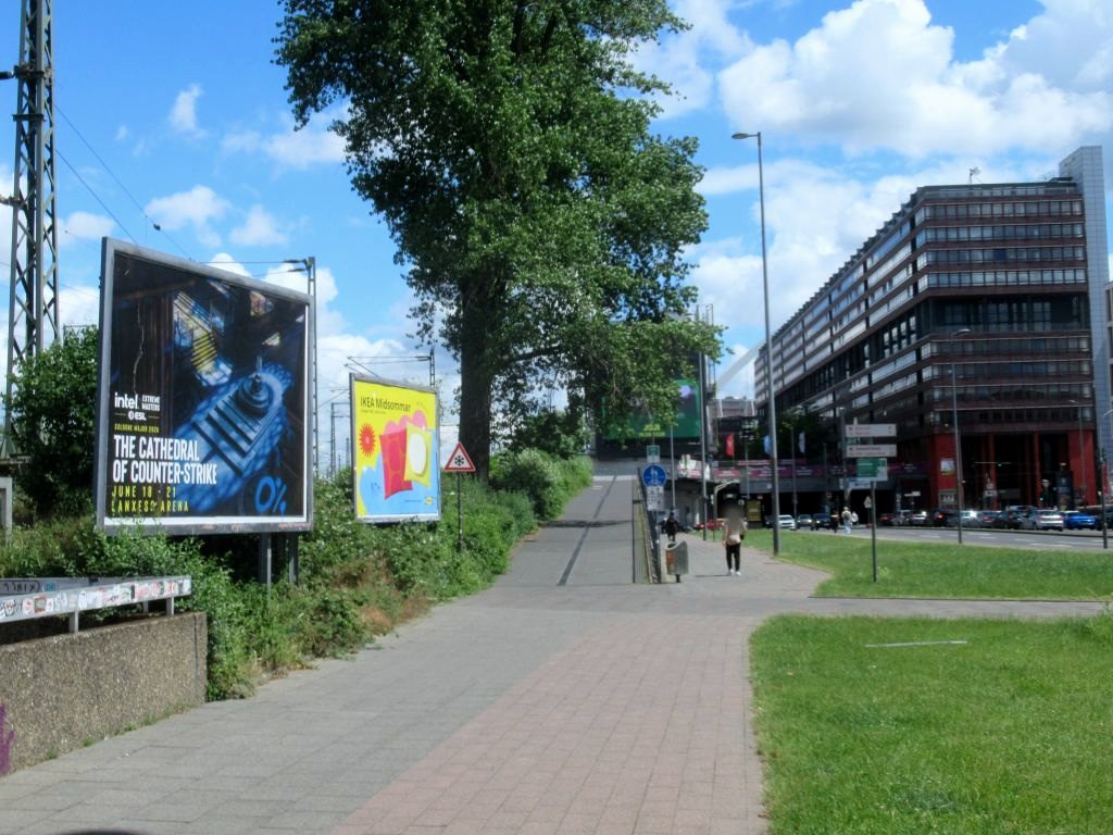 IEM Cologne roadside billboard, the Cathedral of Counter-Strike