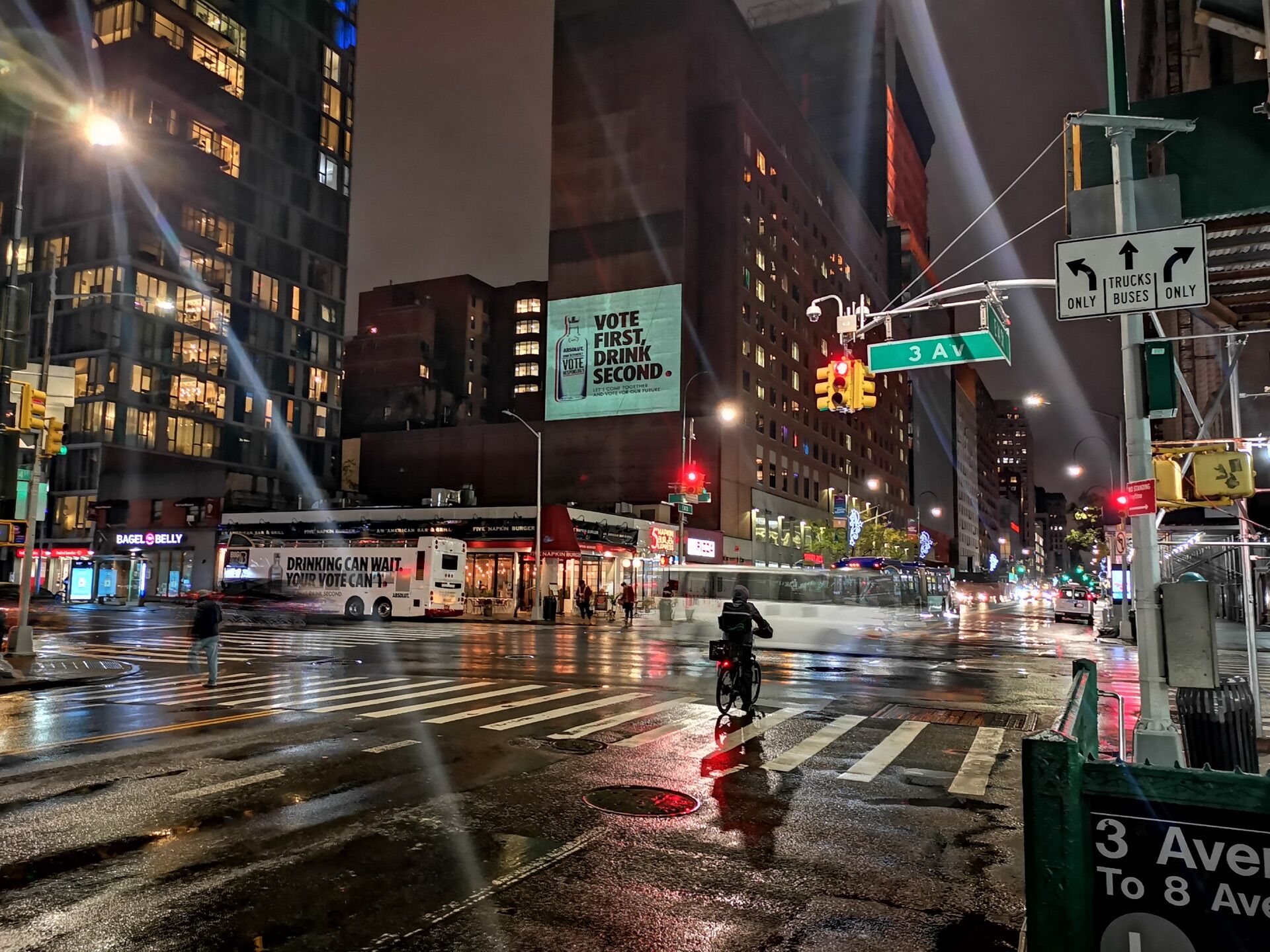 Projections in Los Angeles - Pack London out-of-home advertising