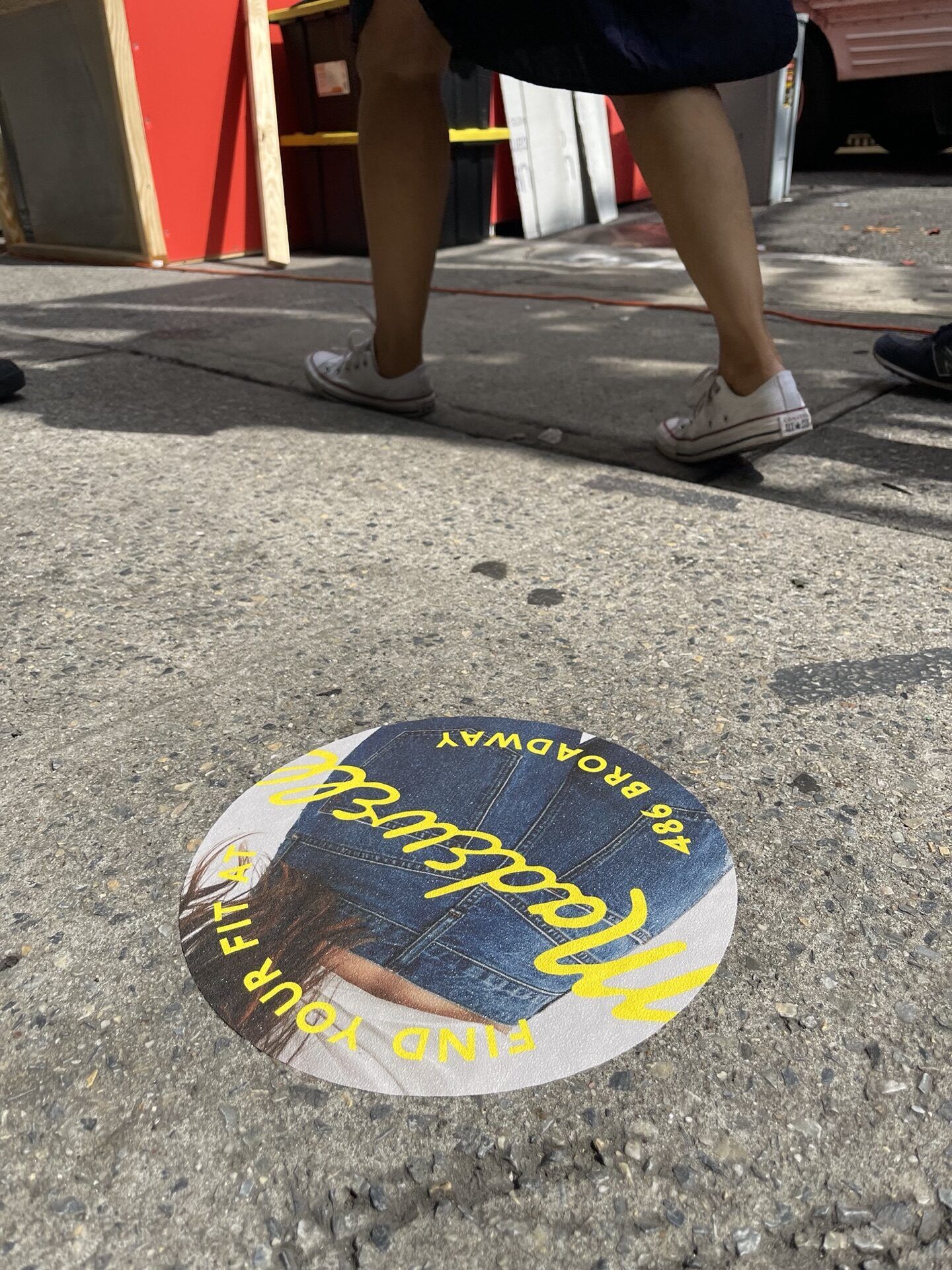 Regular Floor Stickers in Los Angeles - Pack London out-of-home advertising