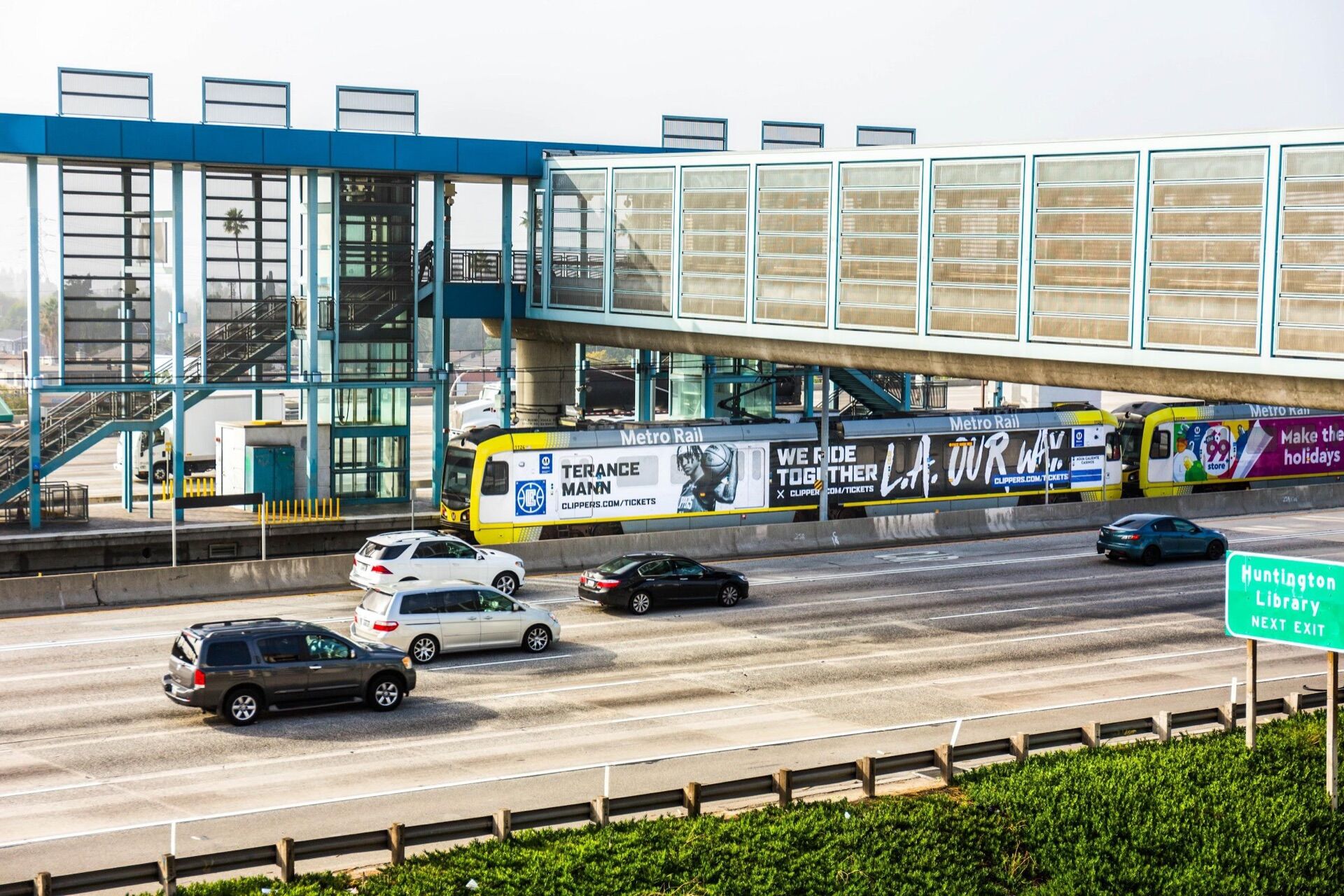 Train Wrap in Los Angeles - Pack London out-of-home advertising