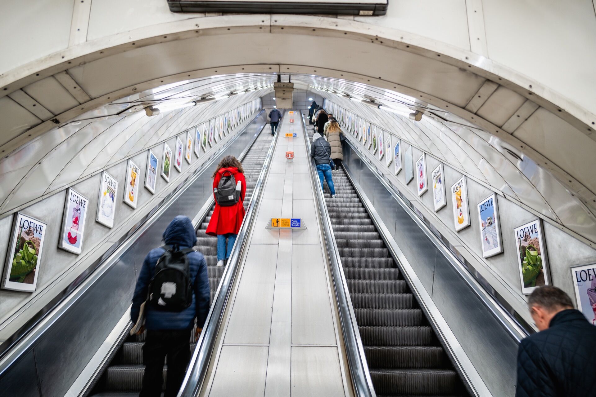 LEP escalator takeover, Bond Street in London - Pack London out-of-home advertising