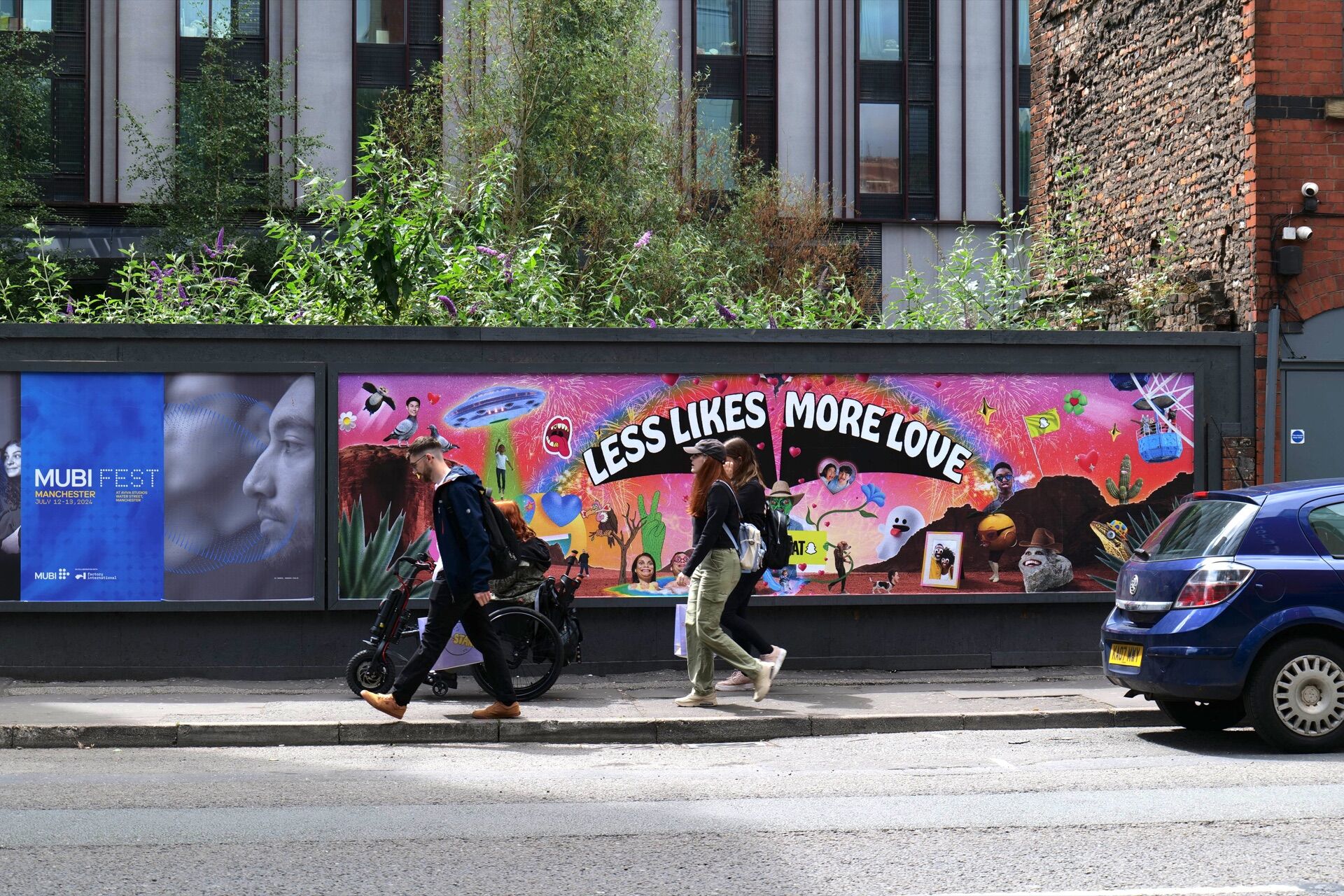 Street Frames Takeover in Manchester - Pack London out-of-home advertising