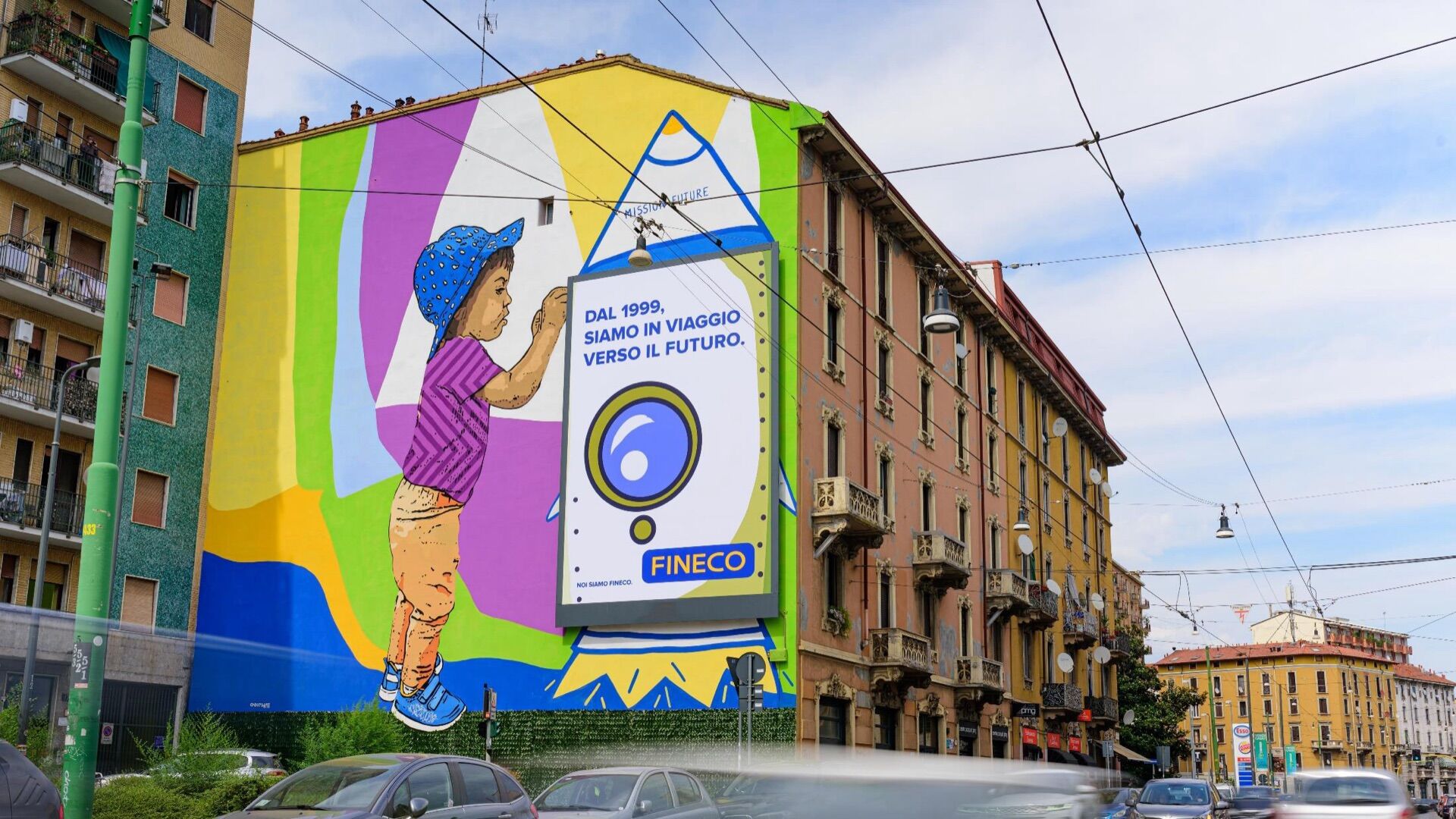 Mural & Billboard Combo in Milan - Pack London out-of-home advertising