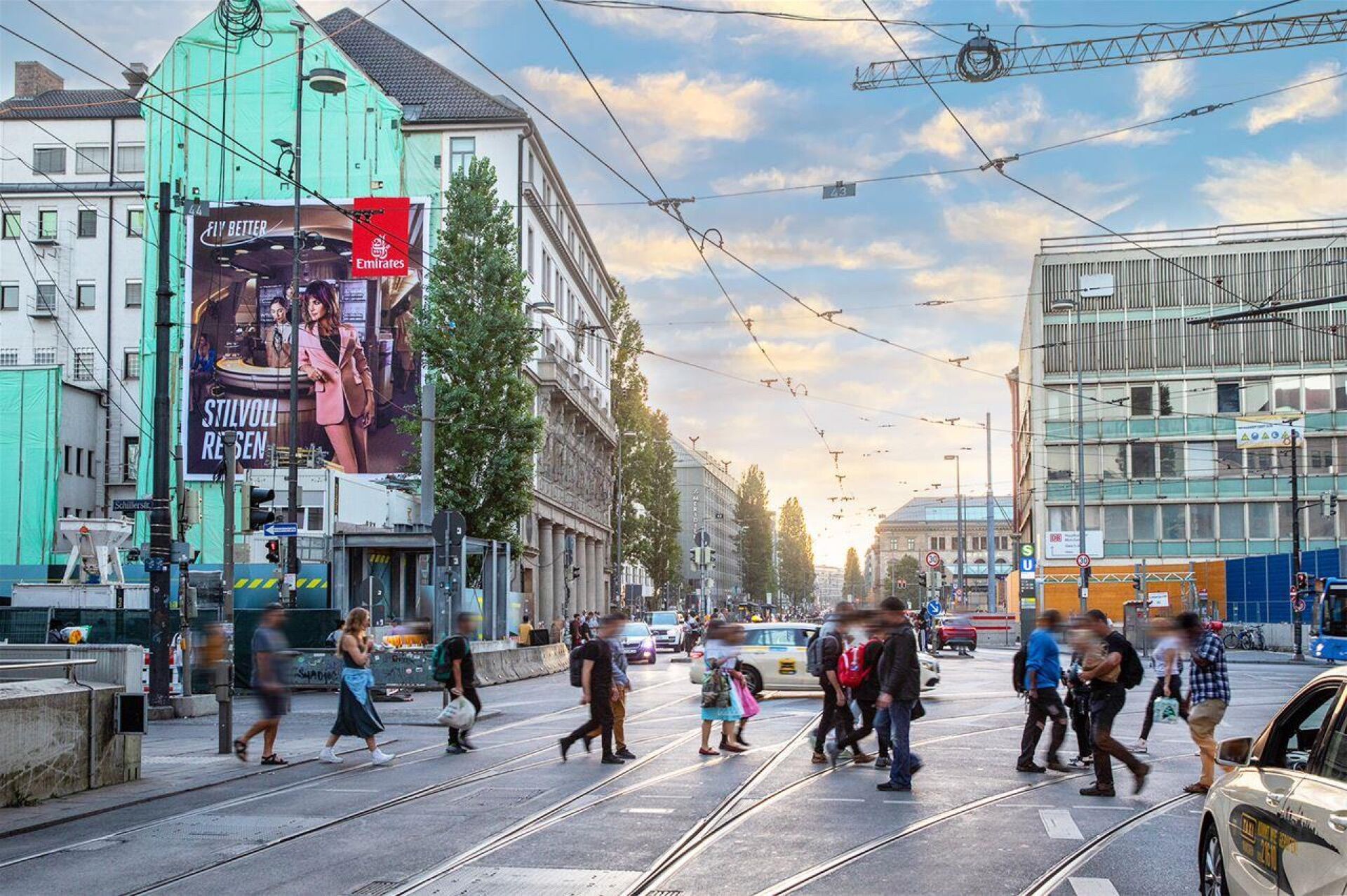 Bayerstraße in Munich - Pack London out-of-home advertising