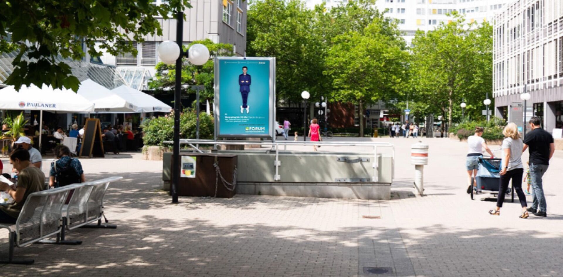 City Lights Pillars in Munich - Pack London out-of-home advertising
