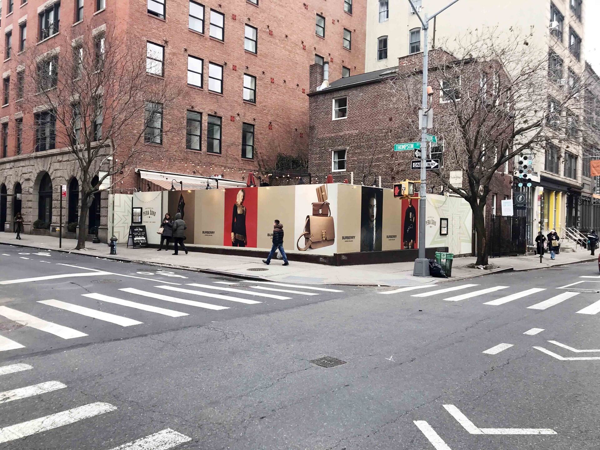 Barricade in New York - Pack London out-of-home advertising