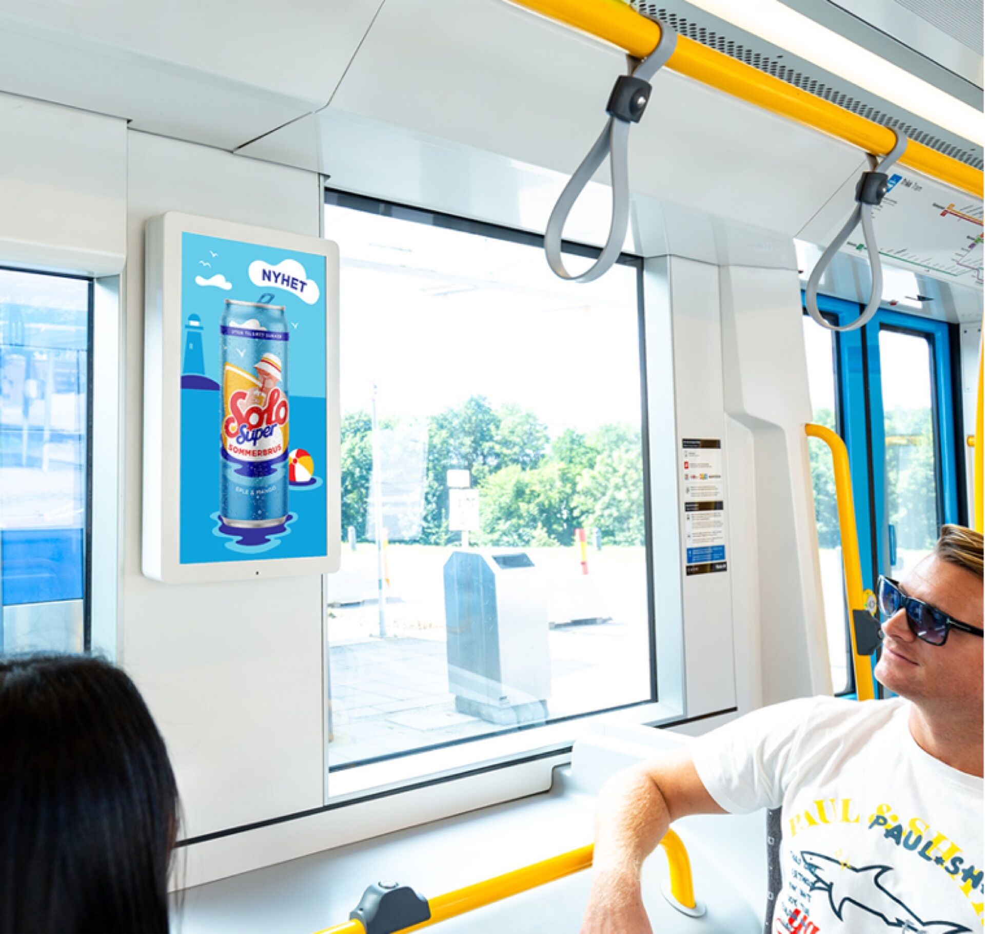 Digital Tram Screens in Oslo - Pack London out-of-home advertising