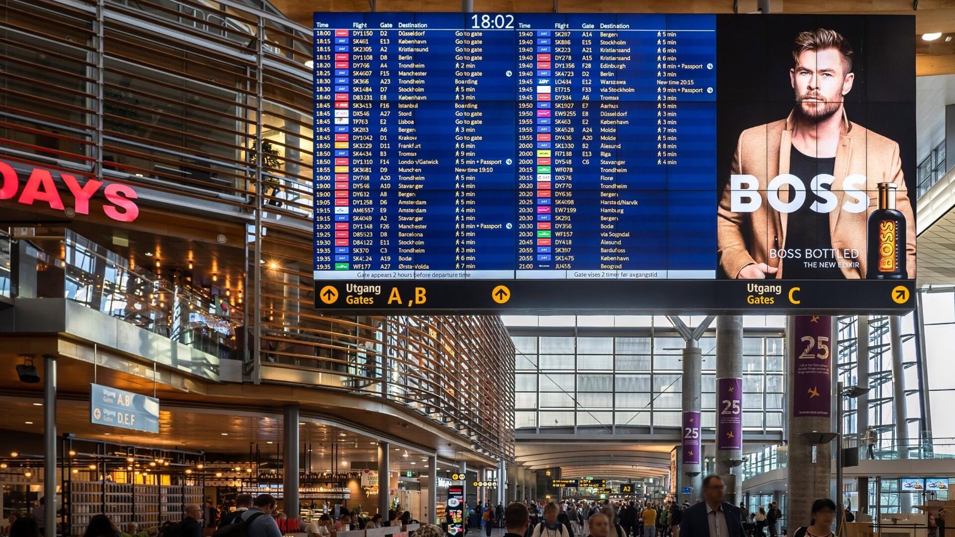 Airport - Spectacular Departure in Oslo - Pack London out-of-home advertising