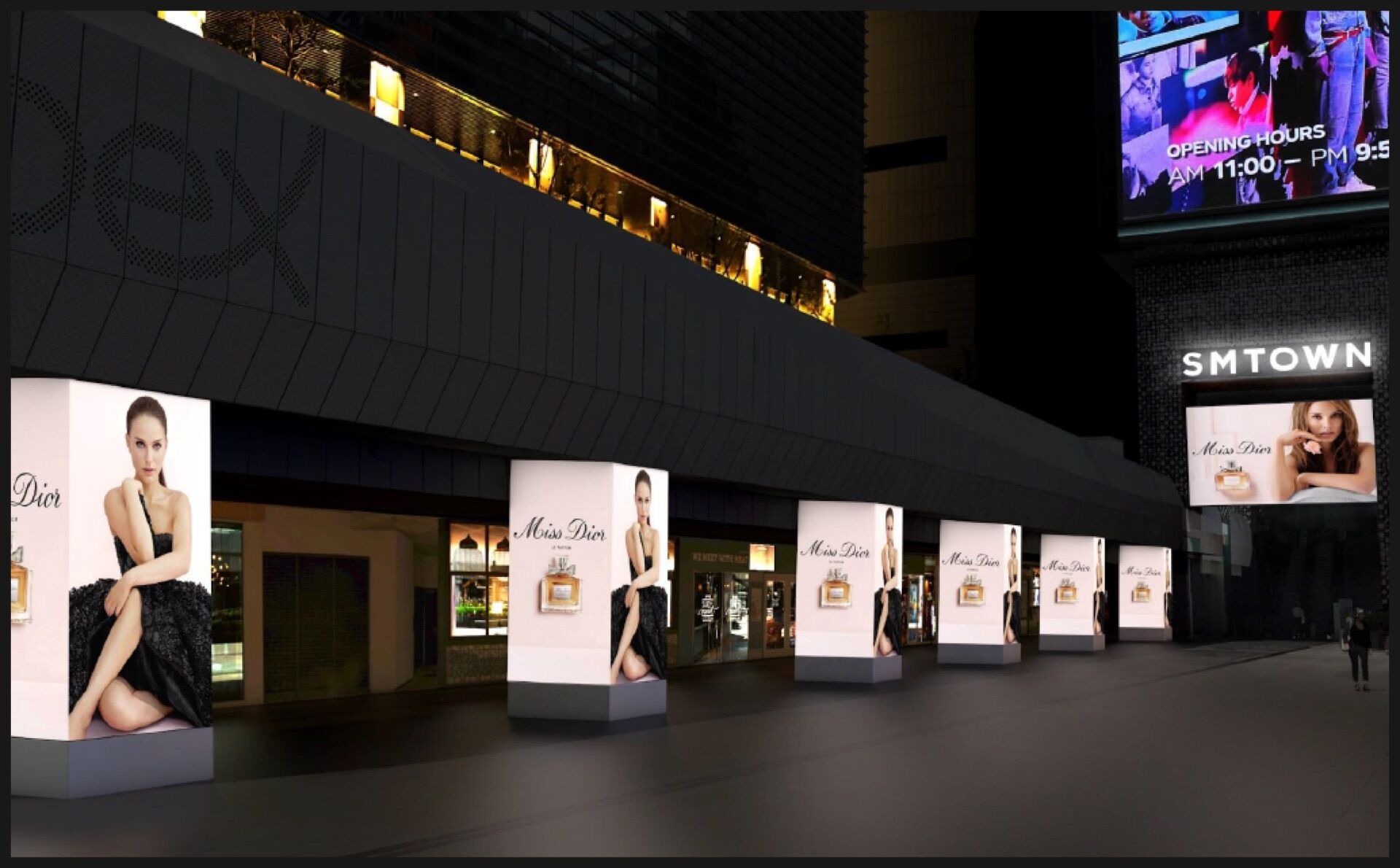 Coex Mall - Brand Avenue in Seoul - Pack London out-of-home advertising