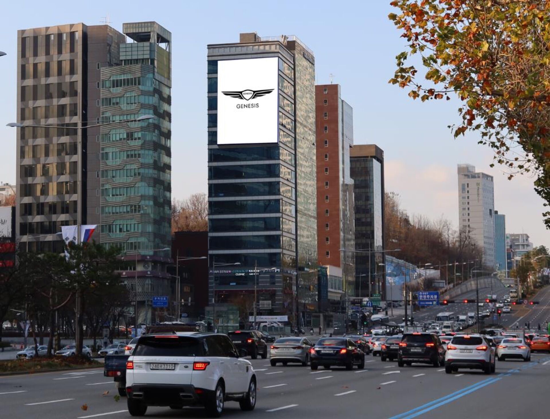 Samsung-dong Landmark Building in Seoul - Pack London out-of-home advertising