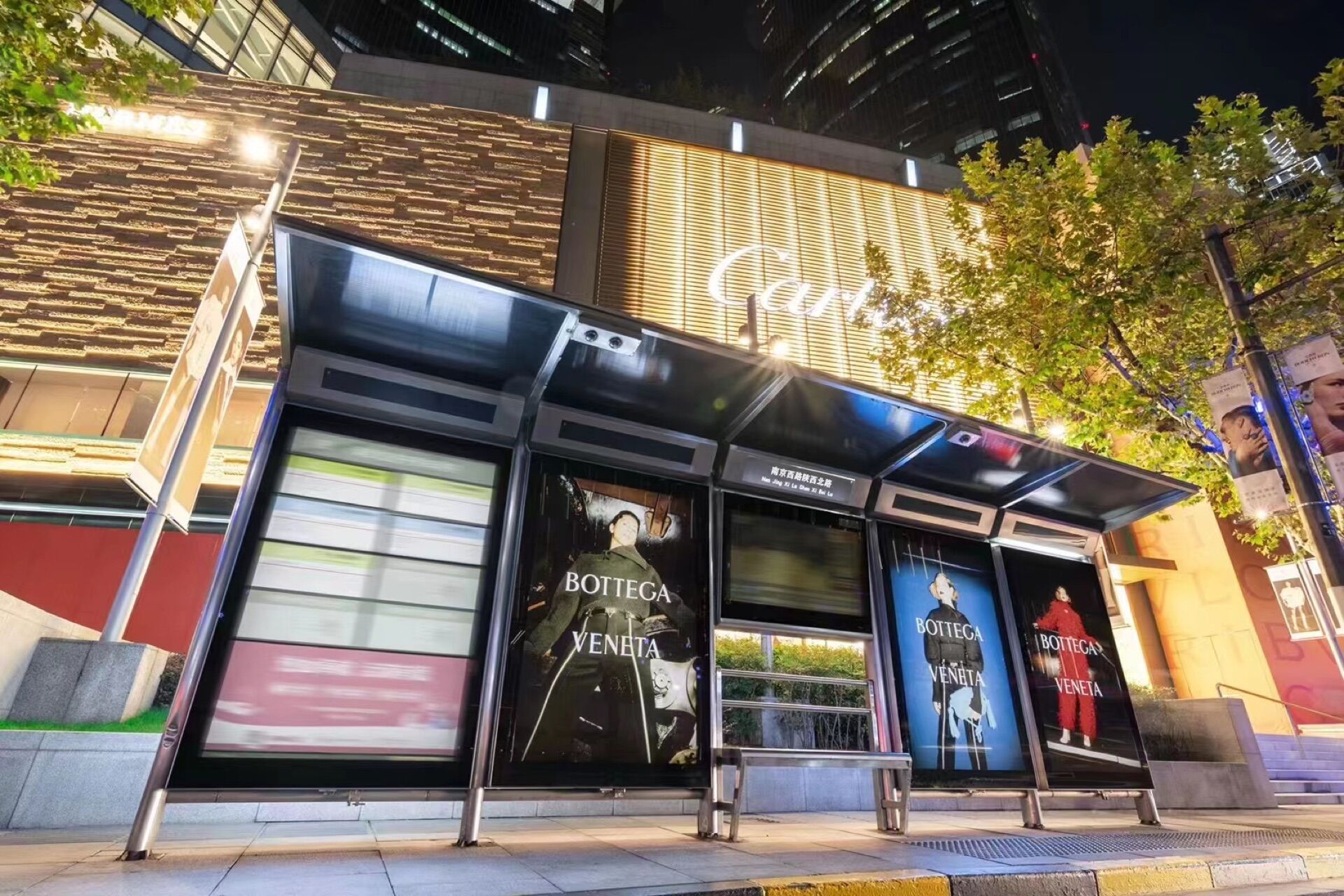 Bus Shelters - Bottega in Shanghai - Pack London out-of-home advertising