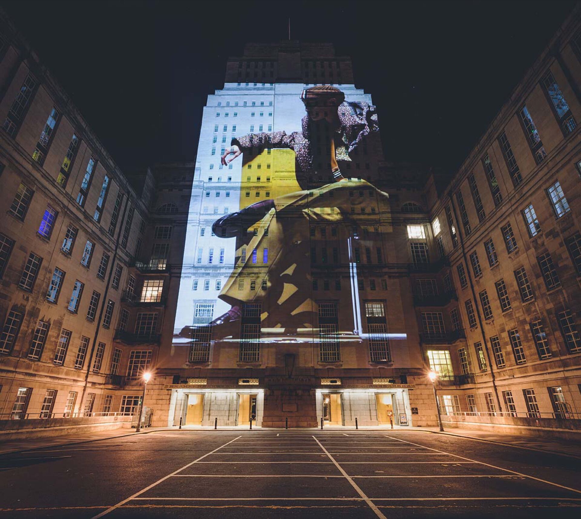 Projections in Stockholm - Pack London out-of-home advertising