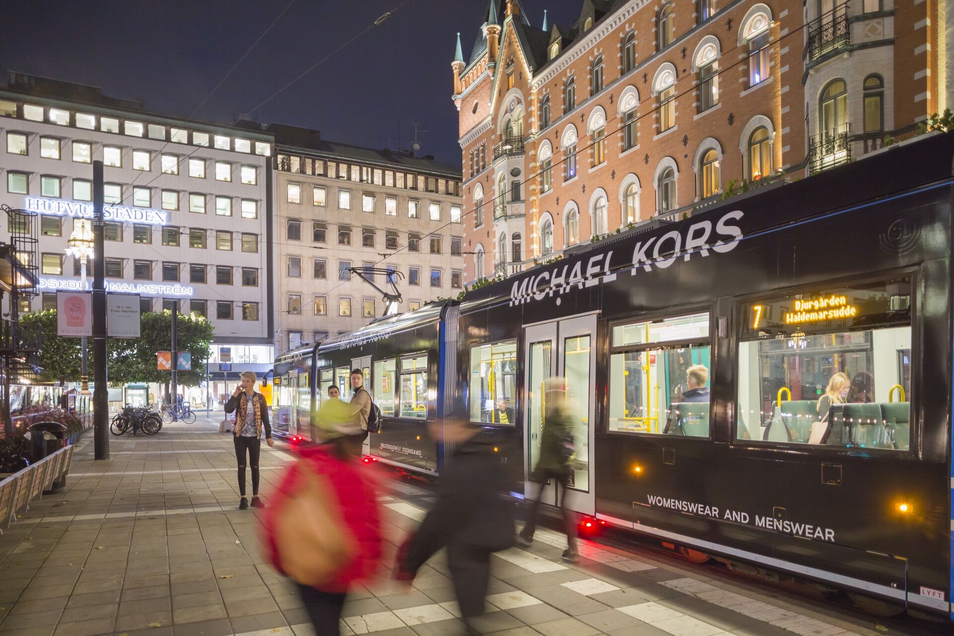 Tram Wrap in Stockholm - Pack London out-of-home advertising