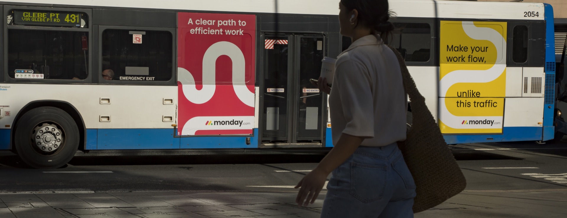 Bus Portrait Sides in Sydney - Pack London out-of-home advertising