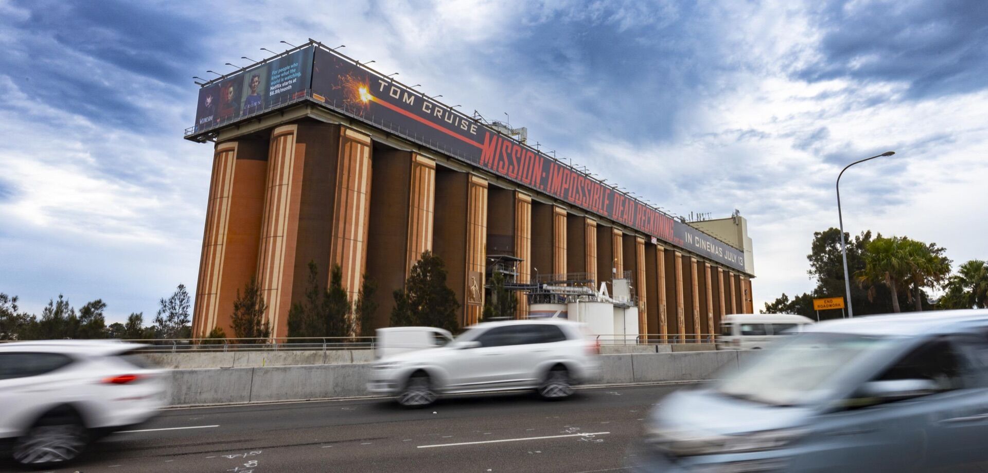 The Glebe Island Silo’s in Sydney - Pack London out-of-home advertising